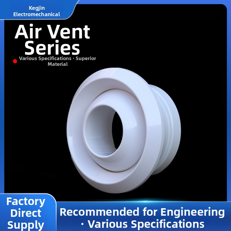 Ventilație din aliaj de aluminiu, cu formă rotundă și pătrată, ventil de evacuare, lamele impermeabile