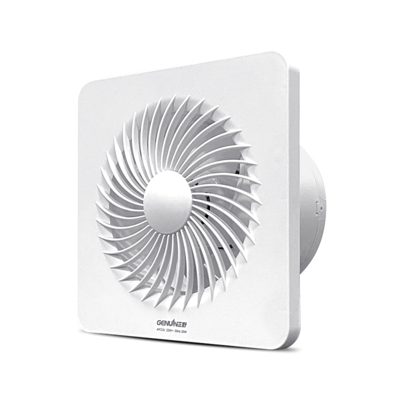 Ventilator de ventilație pentru baie și bucătărie, cu panou din sticlă, rotund (APC-J, 220V)