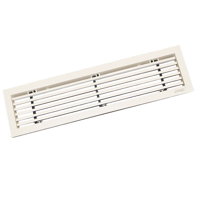 Fereastră de retur a aerului din aliaj de aluminiu, cu ventilație reglabilă, lamele dublu-strat pentru atelier fără praf