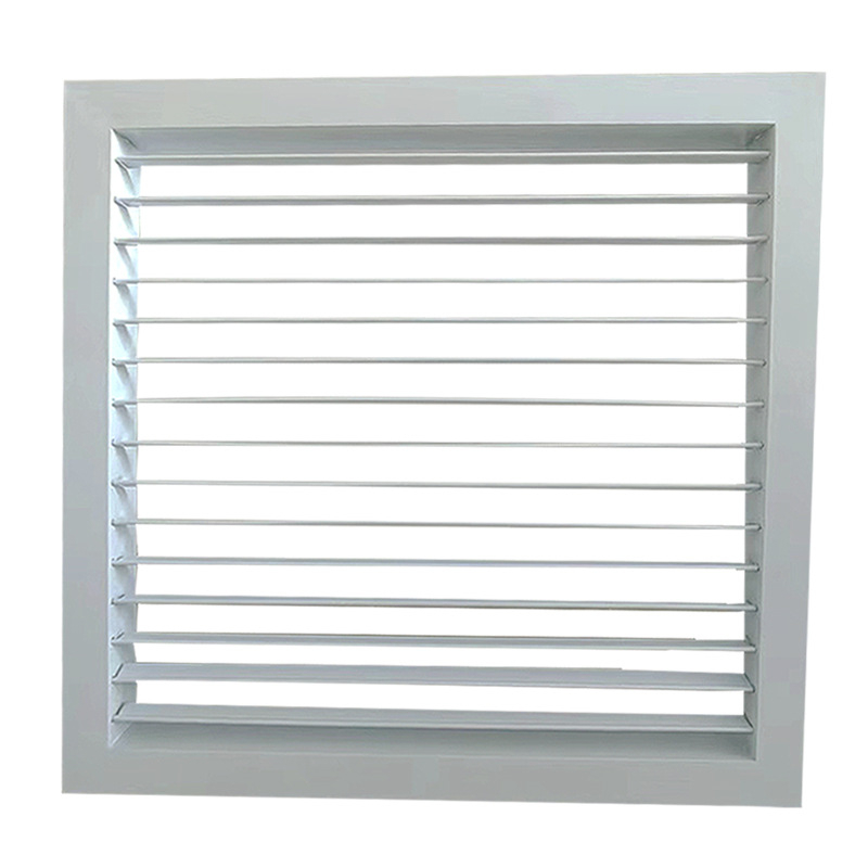 Lamela de ieșire a climatizării centrale, rezistentă la ploaie, dublă și simplă, din plastic pulverizat