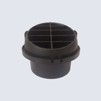 Accesoriu 75 mm pentru ieșire circulară de aer, pentru încălzitor auto și climatizare, gură de aer rotativă pătrată