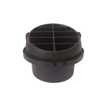 Accesoriu 75 mm pentru ieșire circulară de aer, pentru încălzitor auto și climatizare, gură de aer rotativă pătrată