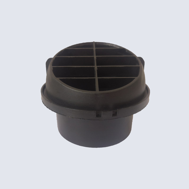 Accesoriu 75 mm pentru ieșire circulară de aer, pentru încălzitor auto și climatizare, gură de aer rotativă pătrată