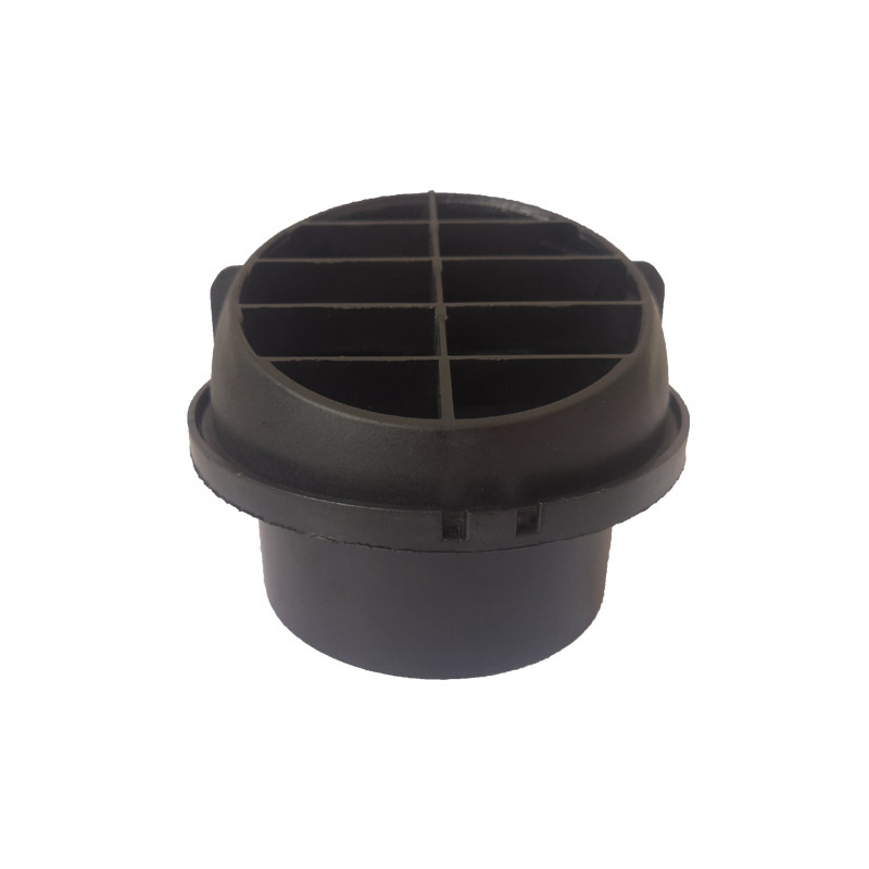 Accesoriu 75 mm pentru ieșire circulară de aer, pentru încălzitor auto și climatizare, gură de aer rotativă pătrată
