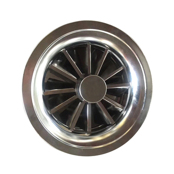 Ventilator de aer din aliaj de aluminiu, ieșire centrală de aer, electric, rotund sau pătrat, din oțel inoxidabil