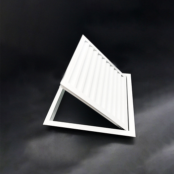 Gură de aer cu lamele din aliaj de aluminiu pentru aer condiționat, cu acces pentru întreținere, design cu un singur rând