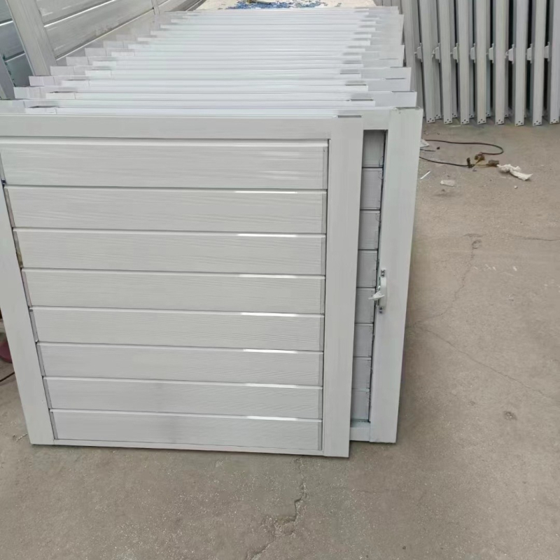 Jaluzele manuale din aliaj de aluminiu, reglabile, rezistente la ploaie, pentru perete exterior – protecție solară și ventilație