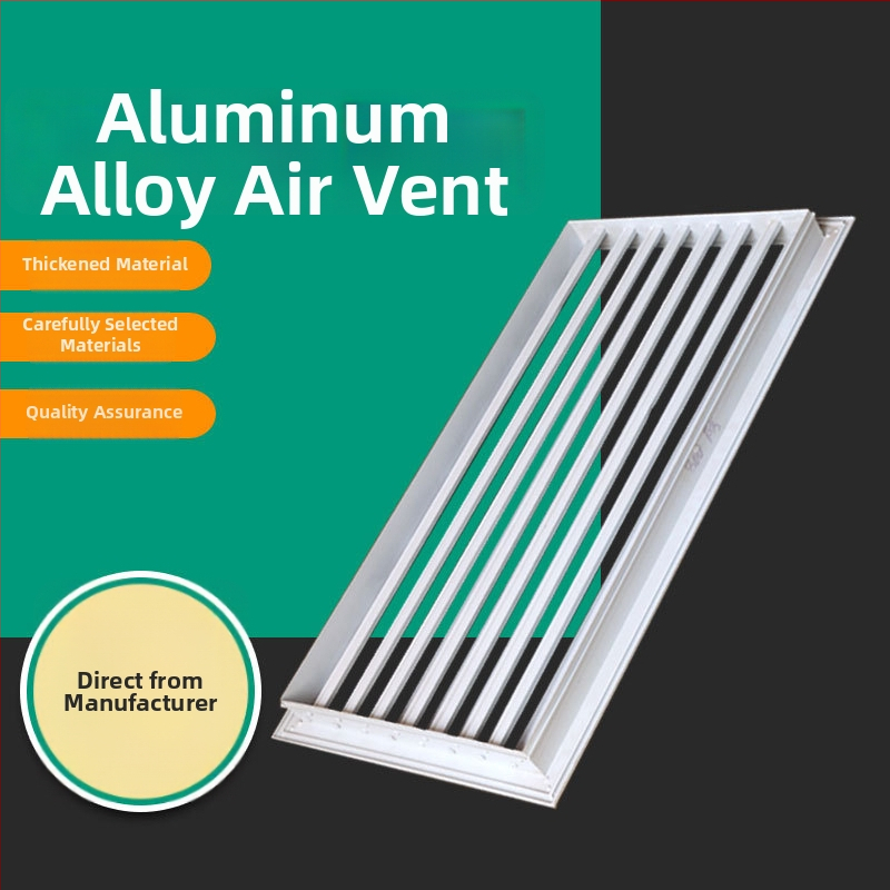 Orificiu de aer cu lamele din aliaj de aluminiu, un singur strat