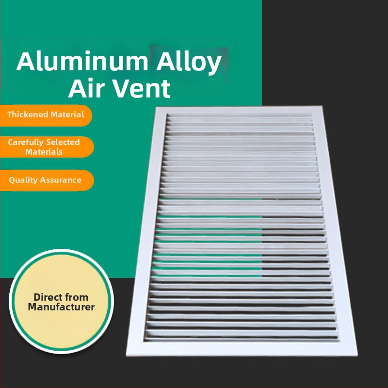 Orificiu de aer cu lamele din aliaj de aluminiu, un singur strat