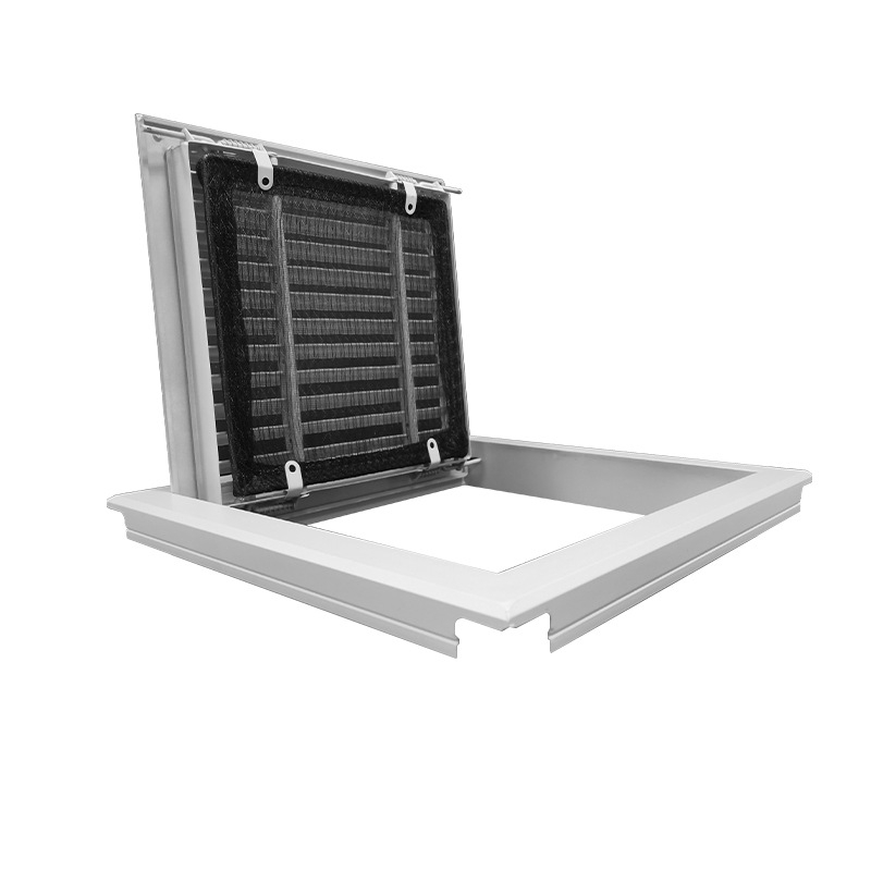 Difuzor de aer de tavan din aluminiu cu lamele pentru climatizare centrală, ieșire de aer din aliaj de aluminiu pentru uz casnic