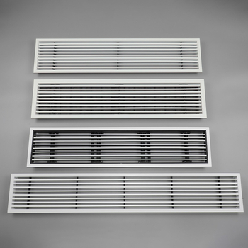 Grile de ventilație din ABS, linie albă, design liniar, mai multe stiluri, personalizabile, calitate garantată