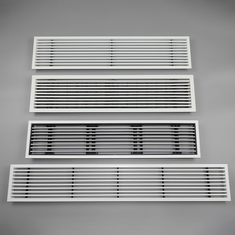 Grile de ventilație din ABS, linie albă, design liniar, mai multe stiluri, personalizabile, calitate garantată