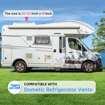Capac de ventilație pentru frigider HECASA RV, Compatibil cu ventilațiile Dometic, Capac de înlocuire universal