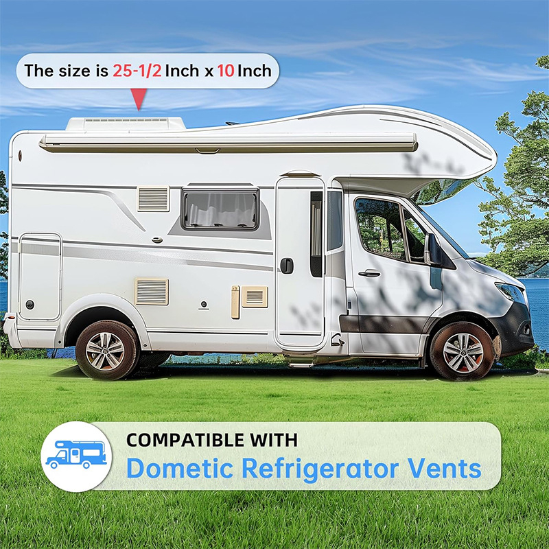 Capac de ventilație pentru frigider HECASA RV, Compatibil cu ventilațiile Dometic, Capac de înlocuire universal