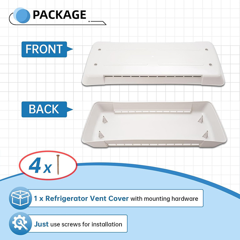Capac de ventilație pentru frigider HECASA RV, Compatibil cu ventilațiile Dometic, Capac de înlocuire universal