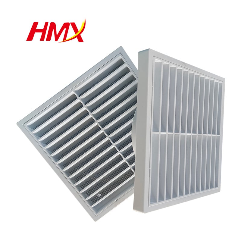 Grilă de aer diagonală din plastic pentru ventilație internă, admisie de aer proaspăt și aer de retur