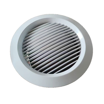 ABS ieșire circulară de aer cu lamele drepte și înclinate, difuzor de ventilație pentru centrala de climatizare, disc rotativ pentru aer proaspăt