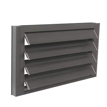 Lameli de ventilație din aliaj de aluminiu, cu acționare electrică și manuală, rezistente la foc și la ploaie