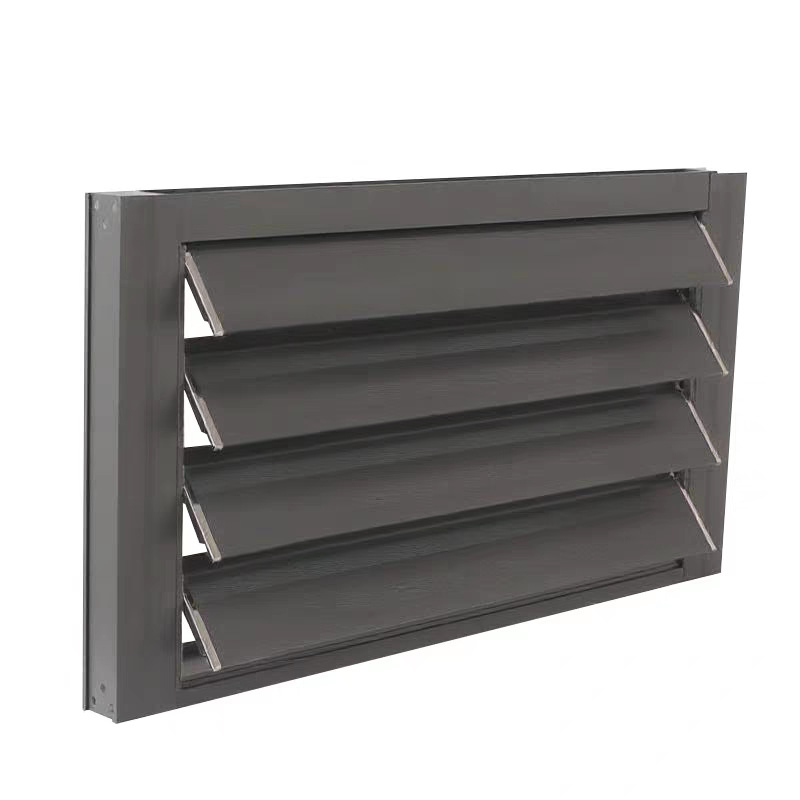 Lameli de ventilație din aliaj de aluminiu, cu acționare electrică și manuală, rezistente la foc și la ploaie