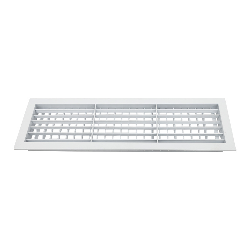 Ventilație cu lame duble pentru aer condiționat central, aliaj de aluminiu, decor exterior pentru perete