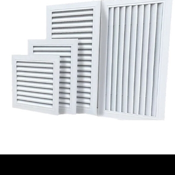 Lameli din aluminiu pentru perete exterior – ventilație rezistentă la ploaie pentru climatizare, grilă de evacuare și retur al aerului