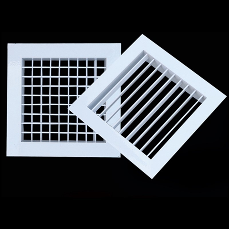 Lameli din aluminiu pentru perete exterior – ventilație rezistentă la ploaie pentru climatizare, grilă de evacuare și retur al aerului