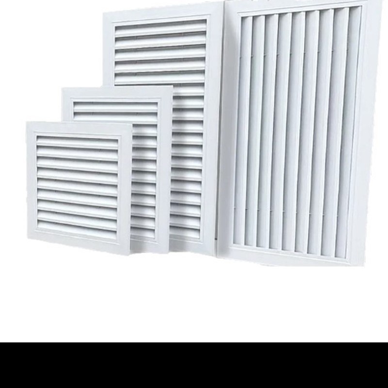 Lameli din aluminiu pentru perete exterior – ventilație rezistentă la ploaie pentru climatizare, grilă de evacuare și retur al aerului