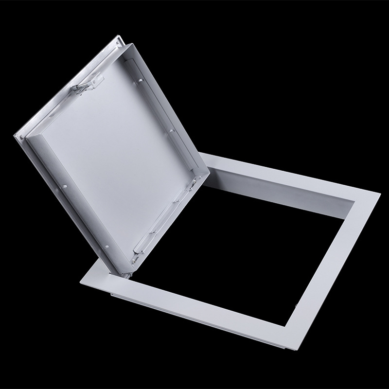 Panou de acces cu ușă pentru echipament de ventilație, ventilație mecanică, conductă de aer în plafon, aliaj de aluminiu