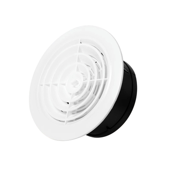 Sistem de aer proaspăt pentru interior - ieșire circulară de aer cu palete în spirală