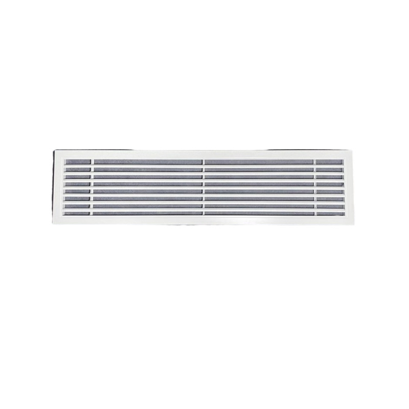 Grilă de aer central din aliaj de aluminiu, lameli liniare într-un singur strat