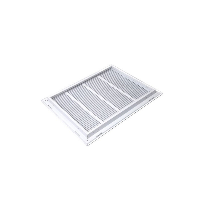Grilaj de retur din oțel galvanizat cu ușă detașabilă și capac de ventilație în cadru, admisie aer rece HVAC