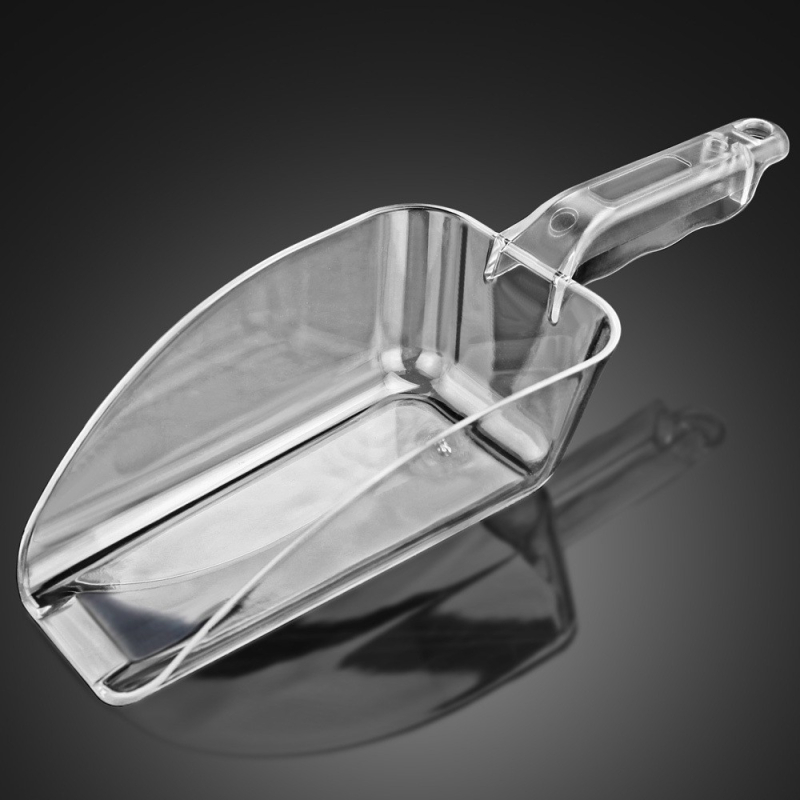 Set de linguri din plastic transparent albastre – multifuncțional, pentru făină, gheață, ceai și zahăr, aluat, alimente și orez