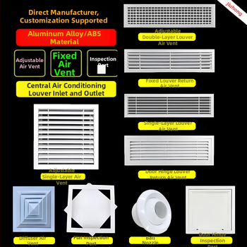 Ieșire de aer ABS liniară personalizată pentru peretele exterior – respirabilă, rezistentă la ploaie și praf, ventilație din aliaj de aluminiu