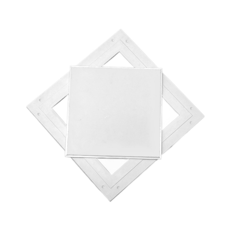 Panou de acces din gips cu margine dublă din aluminiu, în diverse dimensiuni.