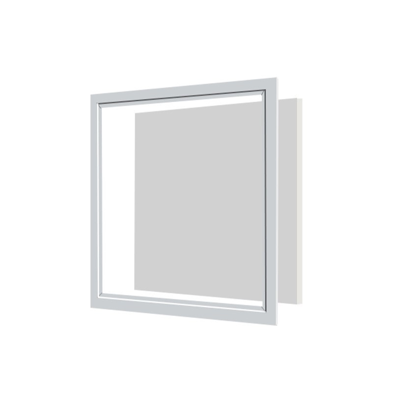Panou de acces din aliaj de aluminiu, cu acționare prin apăsare și magnet pentru pereți, țevi și plafoane
