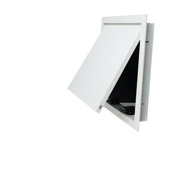 Port de acces din aliaj de aluminiu, cu închidere magnetică, pentru tavane și țevi pe perete în gips-carton