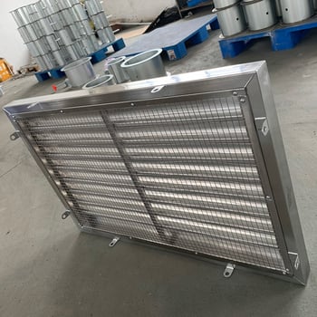Jaluză exterioară încastrată din oțel inoxidabil 304, rezistentă la ploi