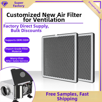 Ventilație pentru aer proaspăt cu flux unic și bidirecțional, schimbător de căldură complet, purificator de aer și accesorii de filtru personalizabile