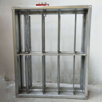 Clapă electrică antifoc pentru ventilație, 280°C, oțel galvanizat, certificare 3C, personalizabilă