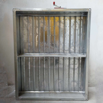 Clapă electrică antifoc pentru ventilație, 280°C, oțel galvanizat, certificare 3C, personalizabilă