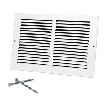 Grilă de ventilație din oțel cu lame pentru ventilația pe perete