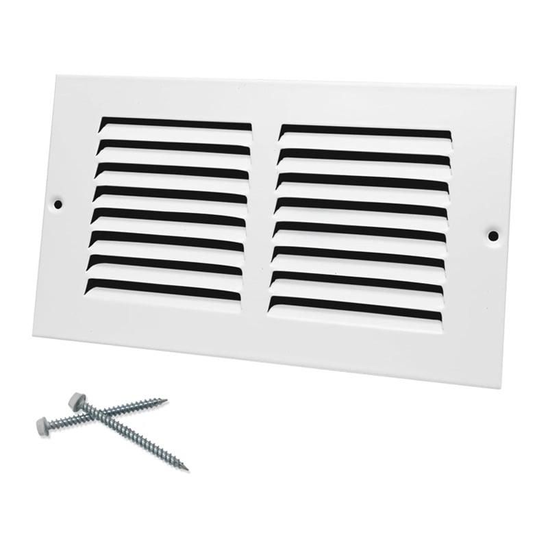 Grilă de ventilație din oțel cu lame pentru ventilația pe perete