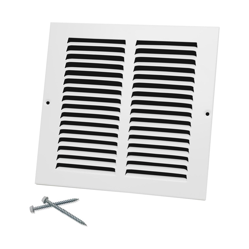 Grilă de ventilație din oțel cu lame pentru ventilația pe perete