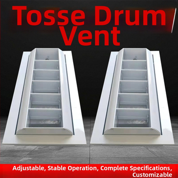 Ventil ABS în formă de tambur, gură de aer din aliaj de aluminiu, dreptunghiulară