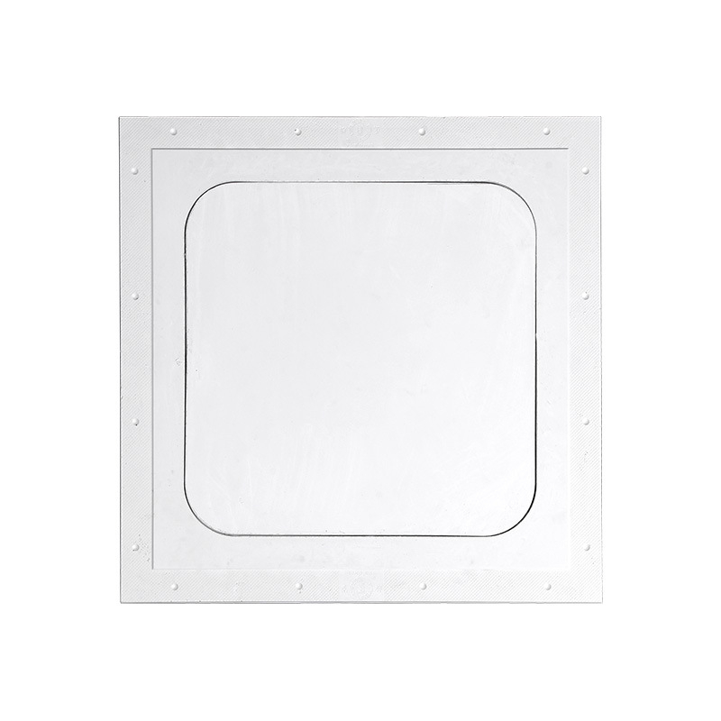 Rongpai capac de acces pentru tavan din gips-carton, stil european, formă arcuită, margine din aluminiu dublă, colțuri rotunjite