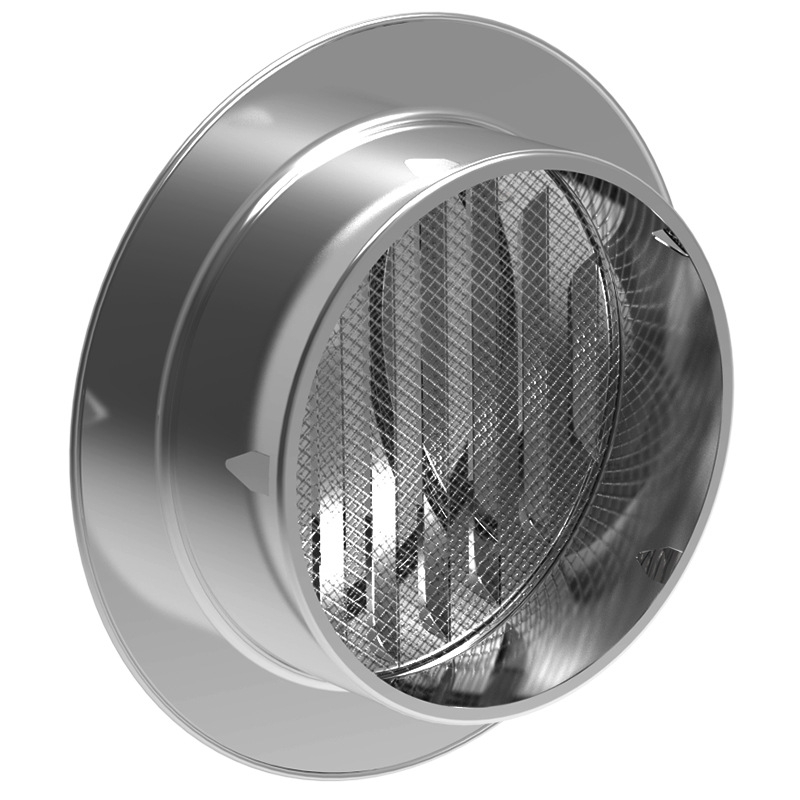 Ventilație exterioară pe perete din oțel inoxidabil 304, capac de ploaie pentru evacuare baie