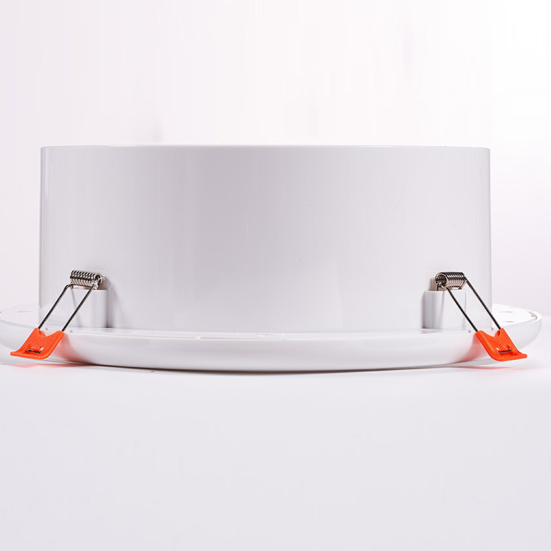 Gură de aer în spirală cu flanșă ABS și clips cu arc, montaj facil, cu plasă anti-insecte
