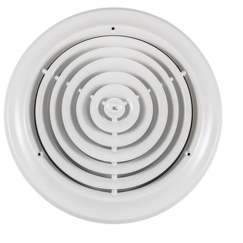 Difuzor circular de aer din metal, din fier sau aliaj de aluminiu