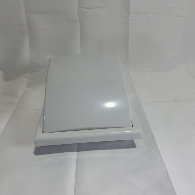 Sistem ABS de ventilație pentru aer proaspăt – ventilație exterioară pe perete, capac de ventilație, țeavă dreptunghiulară