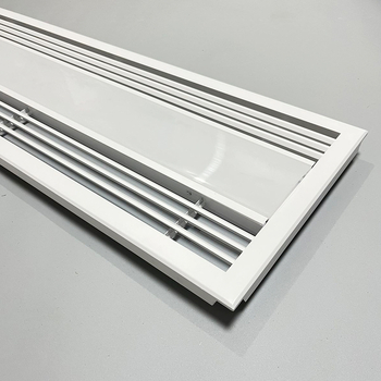 Grilă liniară încastrată cu lamele din aliaj de aluminiu pentru aer condiționat central